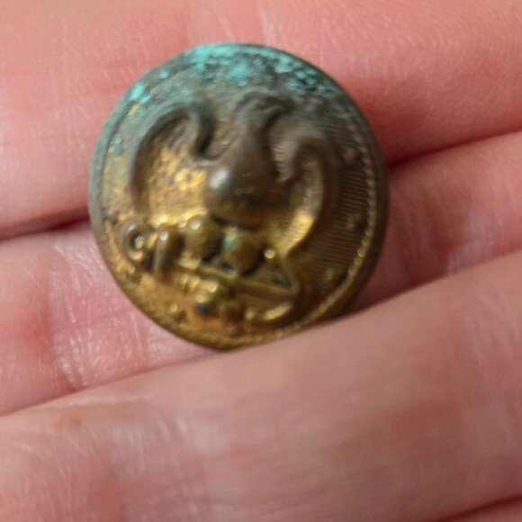 Rare Antique 1800s Federal Navy metal button. Military collection. - Picture 1 of 4